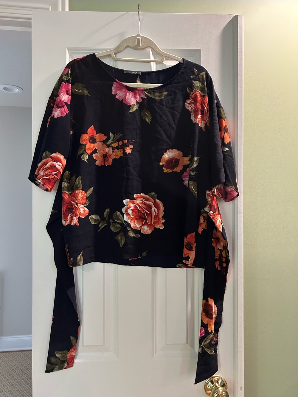 West Kei Tie-Waist Shirt - Size M
